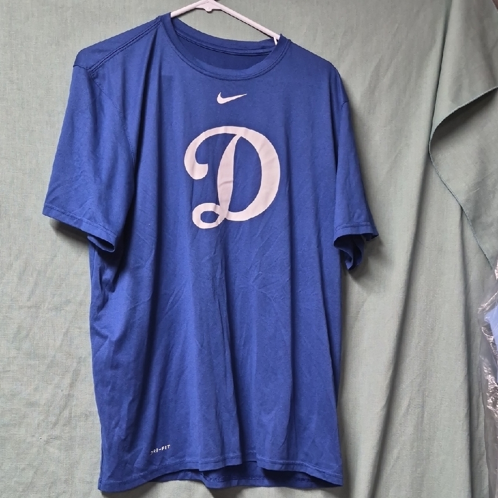 Nike Genuine Merchandise LA Dodgers Blue XL Men's Dri-Fit Shirt